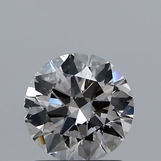 1.01 Carat Round D SI1 EX VG GIA Natural Diamond