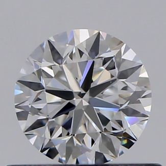 0.45 Carat Round E VVS1 VG EX GIA Natural Diamond