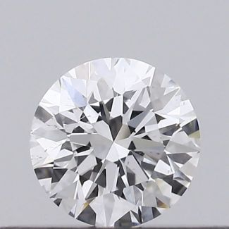 0.22 Carat Round D SI1 EX VG GIA Natural Diamond