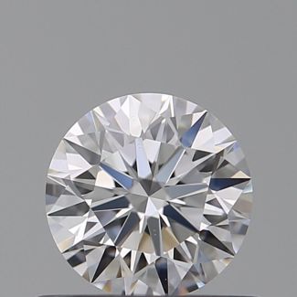 0.51 Carat Round D VS2 EX GIA Natural Diamond