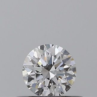 0.3 Carat Round D VS2 EX VG GIA Natural Diamond