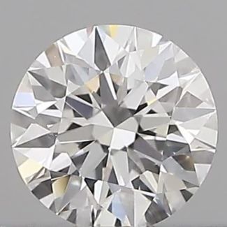 0.24 Carat Round E VVS1 EX GIA Natural Diamond