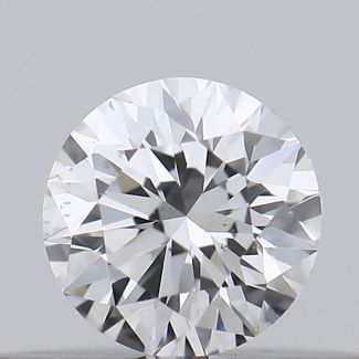 0.18 Carat Round D VS2 EX GIA Natural Diamond