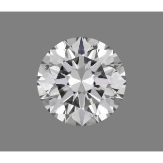 0.38 Carat Round F VVS1 EX GIA Natural Diamond