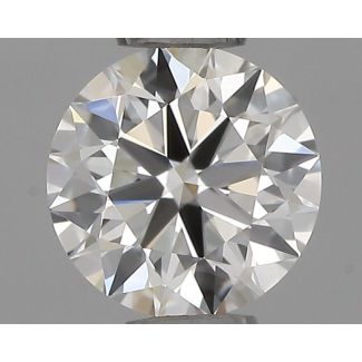 0.43 Carat Round H VVS2 VG EX GIA Natural Diamond