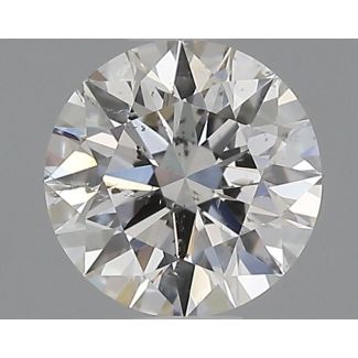 0.5 Carat Round F SI2 GD GIA Natural Diamond