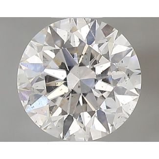 0.5 Carat Round H SI2 EX GIA Natural Diamond