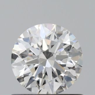 0.6 Carat Round H VS2 EX VG GIA Natural Diamond