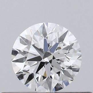 0.29 Carat Round D VS2 EX GIA Natural Diamond