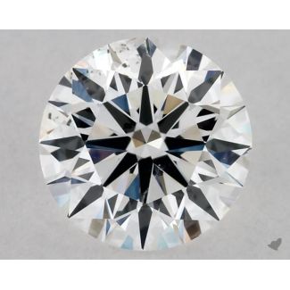 0.60 Carat Round E SI2 EX GIA Natural Diamond