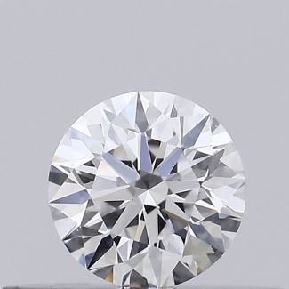 0.27 Carat Round D VVS2 EX GIA Natural Diamond