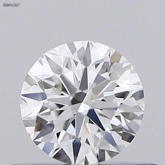 0.4 Carat Round G VVS1 EX VG GIA Natural Diamond