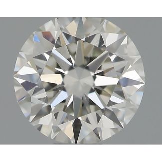 0.5 Carat Round H VS1 EX IGI Natural Diamond