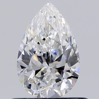 0.52 Carat Pear E VVS1 - EX VG GIA Natural Diamond