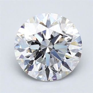 1.5 Carat Round D SI1 EX GIA Natural Diamond