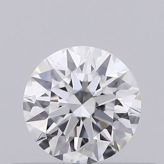 0.31 Carat Round F VVS2 EX GIA Natural Diamond