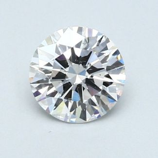 0.77 Carat Round E SI2 VG EX GIA Natural Diamond