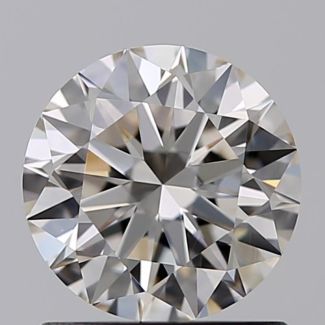 0.92 Carat Round J VVS1 EX GIA Natural Diamond