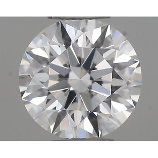 0.31 Carat Round F VS1 EX GIA Natural Diamond