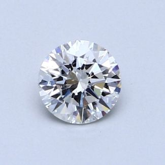 0.57 Carat Round E SI1 EX GIA Natural Diamond