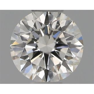 0.30 Carat Round H SI1 EX VG IGI Natural Diamond