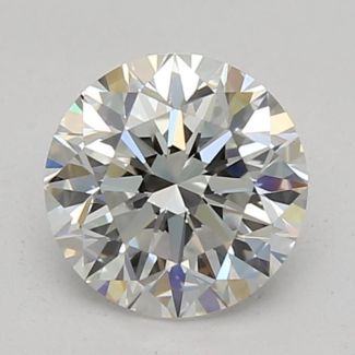 0.61 Carat Round D VVS1 VG EX GIA Natural Diamond