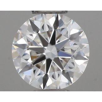 0.35 Carat Round G VVS1 EX GIA Natural Diamond