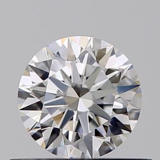 0.40 Carat Round E VS1 EX GIA Natural Diamond