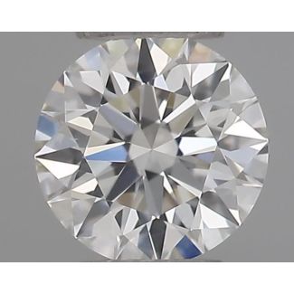 0.26 Carat Round G VVS1 EX GIA Natural Diamond