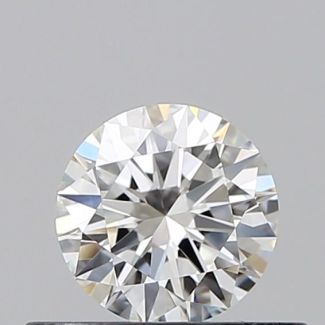 0.37 Carat Round G IF EX GIA Natural Diamond