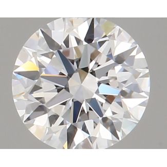 0.35 Carat Round D VVS1 EX GIA Natural Diamond