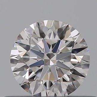 0.38 Carat Round E VVS1 EX GIA Natural Diamond