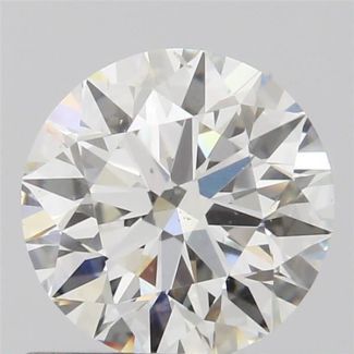 0.78 Carat Round H SI1 EX GIA Natural Diamond