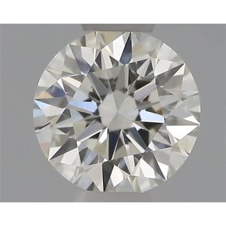 0.30 Carat Round H VS1 EX IGI Natural Diamond