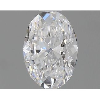 0.36 Carat Oval D VS1 - EX VG GIA Natural Diamond