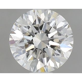 0.41 Carat Round H VS2 EX VG GIA Natural Diamond