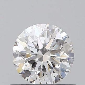 0.5 Carat Round E SI1 GD EX GIA Natural Diamond