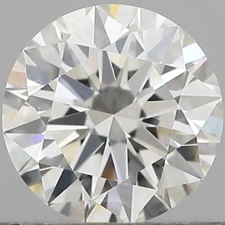 0.51 Carat Round G VVS2 EX GIA Natural Diamond