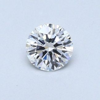 0.36 Carat Round D SI1 EX VG GIA Natural Diamond