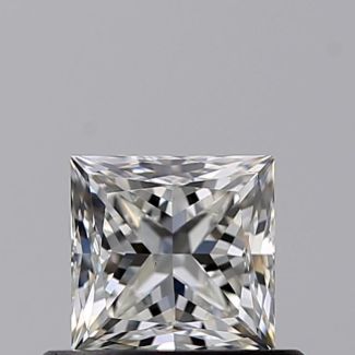 0.53 Carat Princess H VS1 - EX VG GIA Natural Diamond