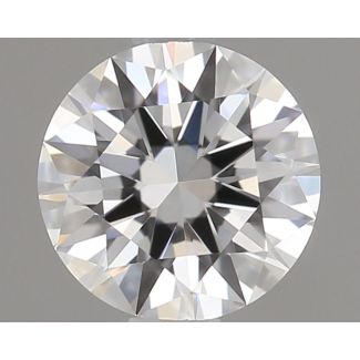 0.33 Carat Round D VVS1 EX GIA Natural Diamond