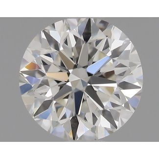 0.5 Carat Round H VS1 VG EX GIA Natural Diamond