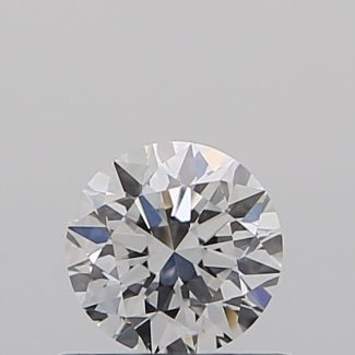 0.50 Carat Round E VVS2 VG EX GIA Natural Diamond