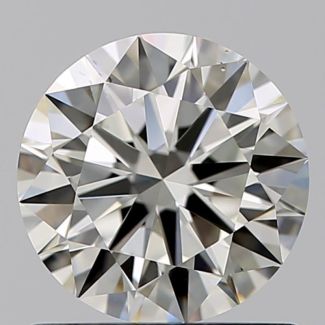 0.80 Carat Round K SI1 EX GIA Natural Diamond