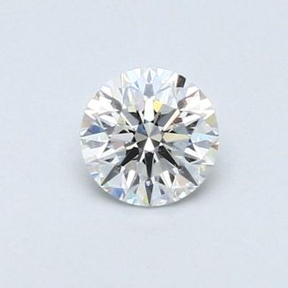 0.4 Carat Round F SI1 EX VG GIA Natural Diamond