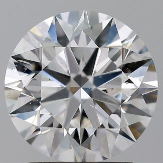 2.01 Carat Round E SI1 EX GIA Natural Diamond