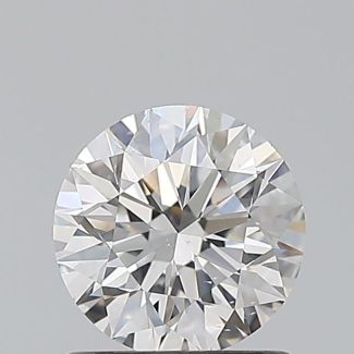 0.9 Carat Round F SI1 EX GIA Natural Diamond