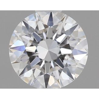 0.36 Carat Round D VS2 EX GIA Natural Diamond