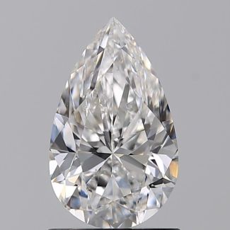 1.00 Carat Pear E VS2 - EX VG GIA Natural Diamond