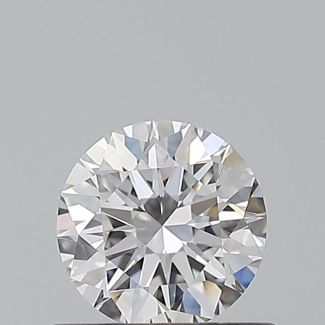 0.5 Carat Round D VVS1 EX IGI Natural Diamond